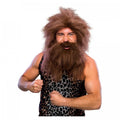 Front - Bristol Novelty Pre-Historic Caveman Beard & Wig Set