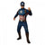 Front - Captain America Mens Deluxe Costume