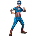 Front - Captain America Boys Costume