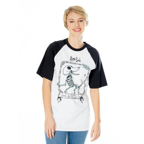 Front - Corpse Bride Unisex Adult Scraps T-Shirt