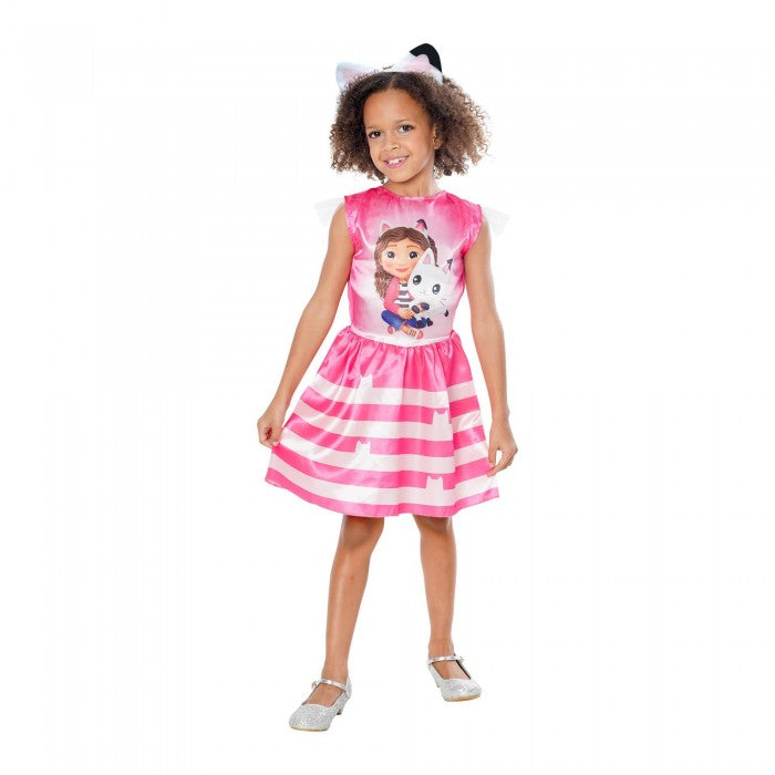 Front - Gabby´s Dollhouse Girls Pandy Paws Costume