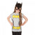 Front - Batman Batgirl T-Shirt & Face Mask