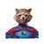 Front - Guardians Of The Galaxy Volume 3 Childrens/Kids Rocket Raccoon 1/2 Mask