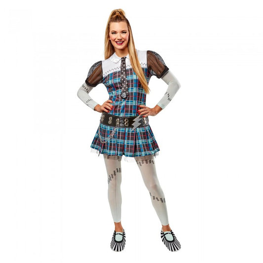 Front - Monster High Womens/Ladies Frankie Stein Costume