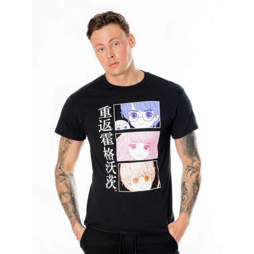 Front - Harry Potter Unisex Adult Anime Hogwarts T-Shirt