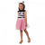Front - Gabby´s Dollhouse Girls Tutu Skirt Striped Costume