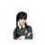 Front - Wednesday Childrens/Kids Wig