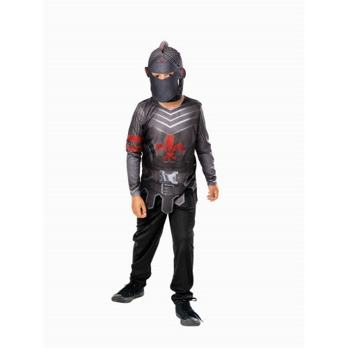 Front - Bristol Novelty Childrens/Kids Black Knight Costume Set
