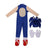 Front - Sonic The Hedgehog Toddler Costume