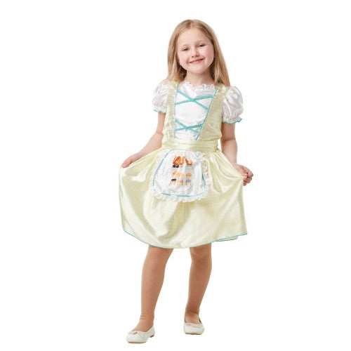 Front - Bristol Novelty Girls Goldilocks Costume