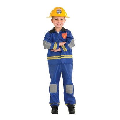Front - Bristol Novelty Childrens/Kids Firefighter Costume