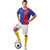 Front - Ted Lasso Mens AFC Richmond Football Kit Costume Set