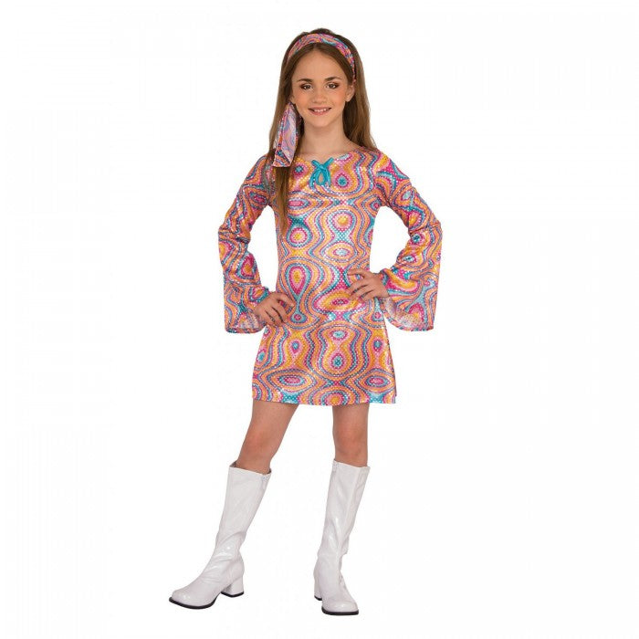 Front - Bristol Novelty Girls Go Go Girl Costume