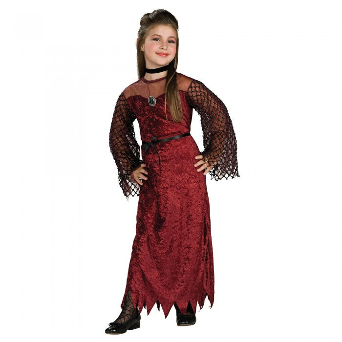 Front - Bristol Novelty Girls Gothic Enchantress Costume