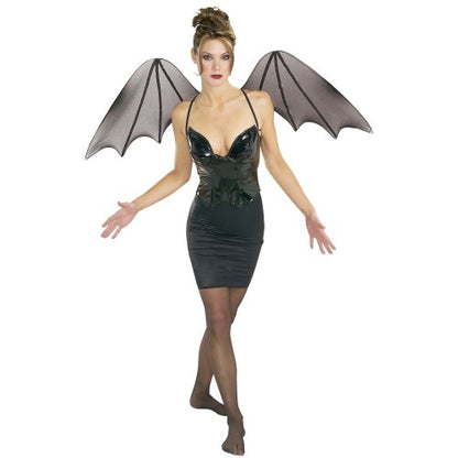 Front - Rubies Chiffon Bat Wings Costume Accessory