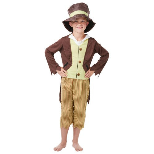 Front - Bristol Novelty Childrens/Kids Pickpocket Victorian Costume Set