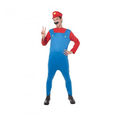 Front - Super Mario Mens Costume Set