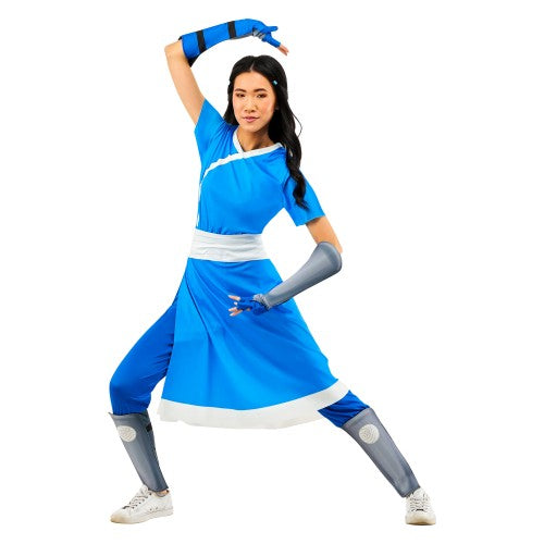 Front - Avatar: The Last Airbender Unisex Adult Katara Costume Dress