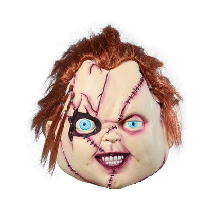Front - Bride of Chucky Unisex Adult Stitched 3/4 Mask