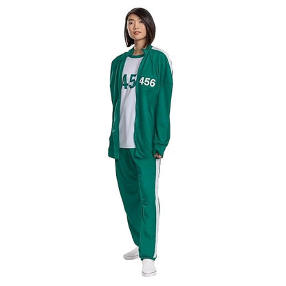 Front - Squid Game Unisex Adult Player 456 Costume