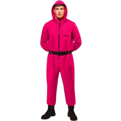 Front - Squid Game Unisex Adult Guards Costume