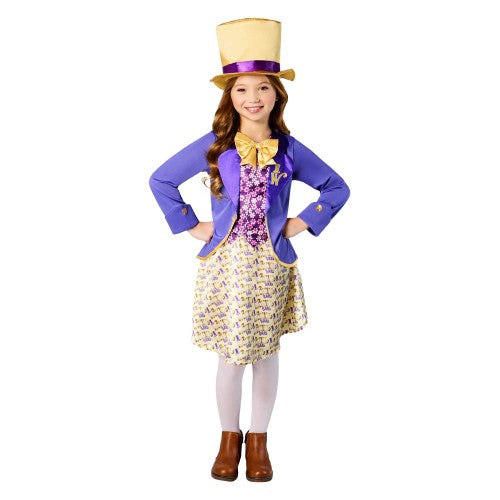 Front - Willy Wonka & The Chocolate Factory Girls Willy Wonka Costume