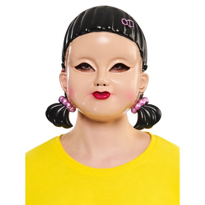 Front - Squid Game Unisex Adult Young Hee Mask