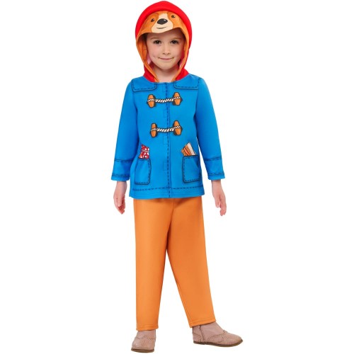 Front - Paddington Bear Childrens/Kids Classic Costume Set