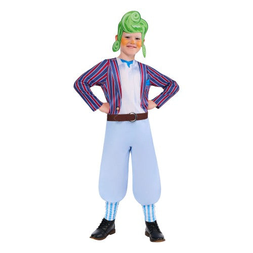 Front - Wonka Childrens/Kids Oompa Loompa Jumpsuit Set