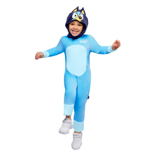 Front - Bluey Childrens/Kids Deluxe Logo Plush Jumpsuit Set