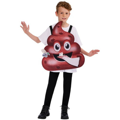 Front - Bristol Novelty Childrens/Kids Pooper The Brave Tabard