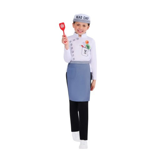 Front - Bristol Novelty Childrens/Kids Modern Chef Costume Set