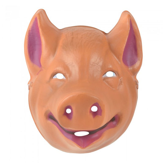 Front - Bristol Novelty Unisex Plastic Pig Mask