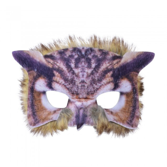 Front - Bristol Novelty Unisex Faux Fur Owl Eye Mask