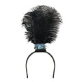 Front - Bristol Novelty Flapper Headband With 3 Feathers