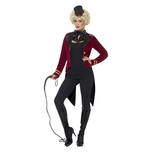 Front - Smiffys Womens/Ladies Ringmaster Costume Set