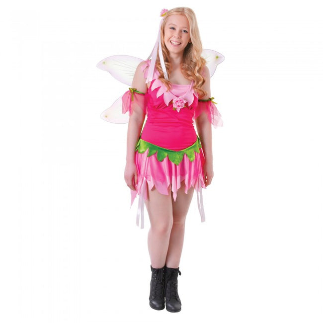 Front - Bristol Novelty Teens/Girls Flower Fairy Costume