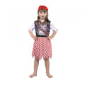 Front - Bristol Novelty Girls Sublimation Pirate Dress And Bandana Costume