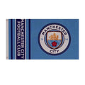 Front - Manchester City FC Wordmark Stripes Flag