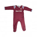 Front - West Ham United FC Baby Sleep Suit 2018