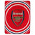 Front - Arsenal FC Pulse Design Fleece Blanket