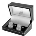 Front - Liverpool FC Crest Boxed Silver Plated Cufflinks