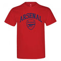 Front - Arsenal FC Unisex Adult Crest T-Shirt