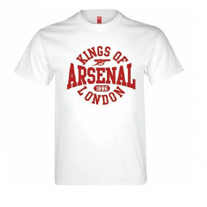 Front - Arsenal FC Unisex Adult Logo T-Shirt