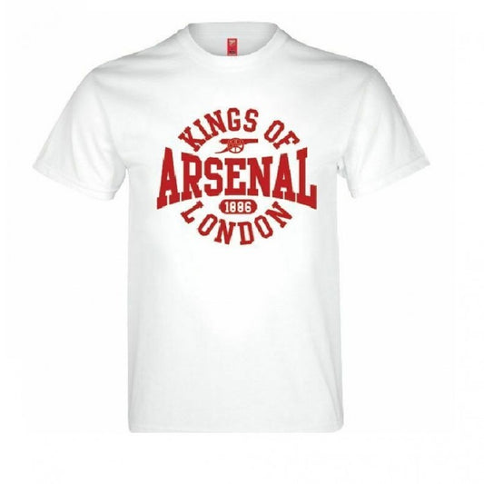 Front - Arsenal FC Unisex Adult Logo T-Shirt