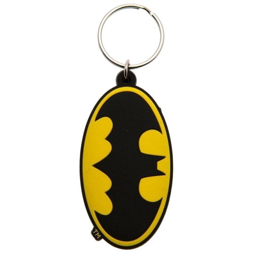 Front - Batman Symbol Rubber Keyring