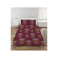 Front - West Ham United FC Reversible Duvet Cover Set