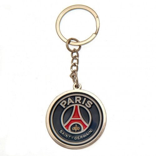Front - Paris Saint Germain FC Crest Keyring