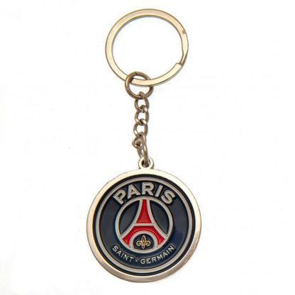 Front - Paris Saint Germain FC Crest Keyring