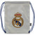 Front - Real Madrid CF Crest Drawstring Bag